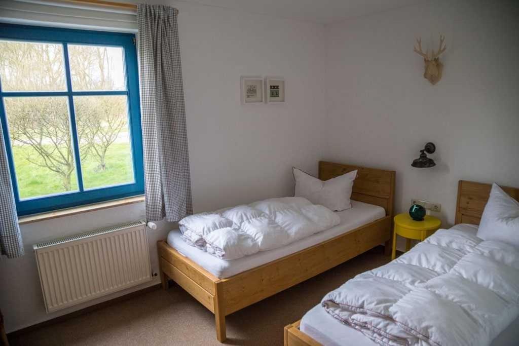 Komfortables Reetdachferienhaus Hasel 1 Puddemin Exteriér fotografie
