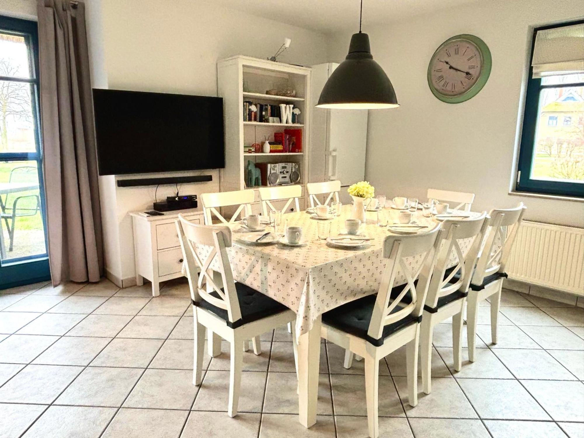 Komfortables Reetdachferienhaus Hasel 1 Puddemin Exteriér fotografie
