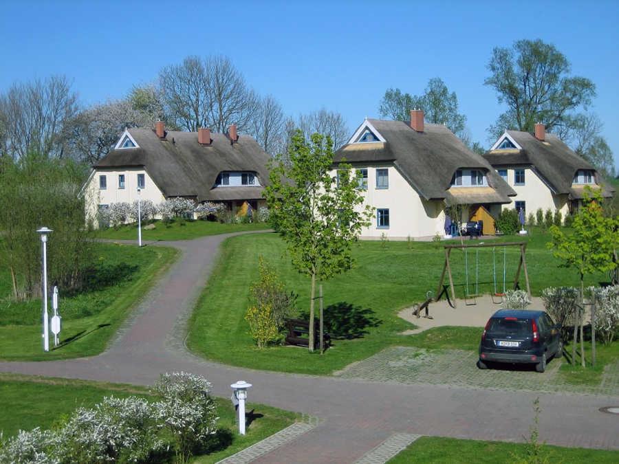Komfortables Reetdachferienhaus Hasel 1 Puddemin Exteriér fotografie